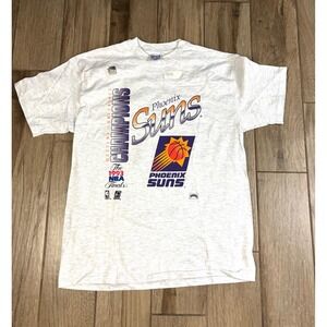 Vtg 1993 Phoenix Suns NBA Finals T Shirt Western Conference Champions USA Large